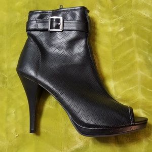 5/$25! Peep Toe Ankle Bootie